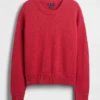 Oversized, kort genser i 100 % bomull