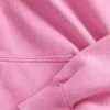 Oversized, kort zip-hettegenser i tykk fleece for voksne