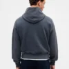 Oversized logo-hettegenser i tykk bomullsblanding for voksne