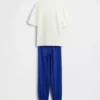 Oversized pyjamas-joggesett for barn med Superman-motiv, laget av resirkulert materiale