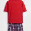 Oversized pyjamas-sett for barn i resirkulert stoff