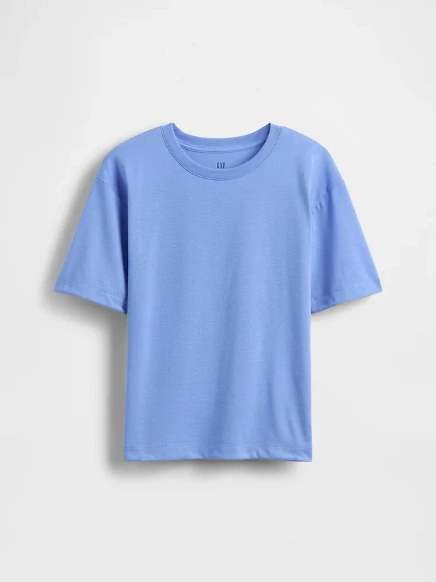 Oversized pyjamas-T-skjorte for barn i resirkulert materiale