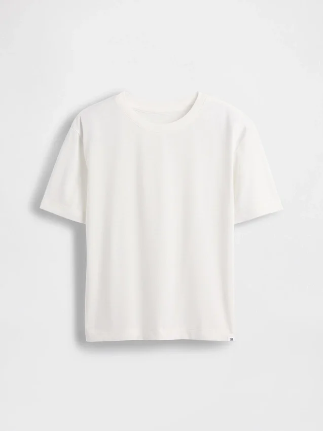 Oversized pyjamas-T-skjorte for barn i resirkulert materiale