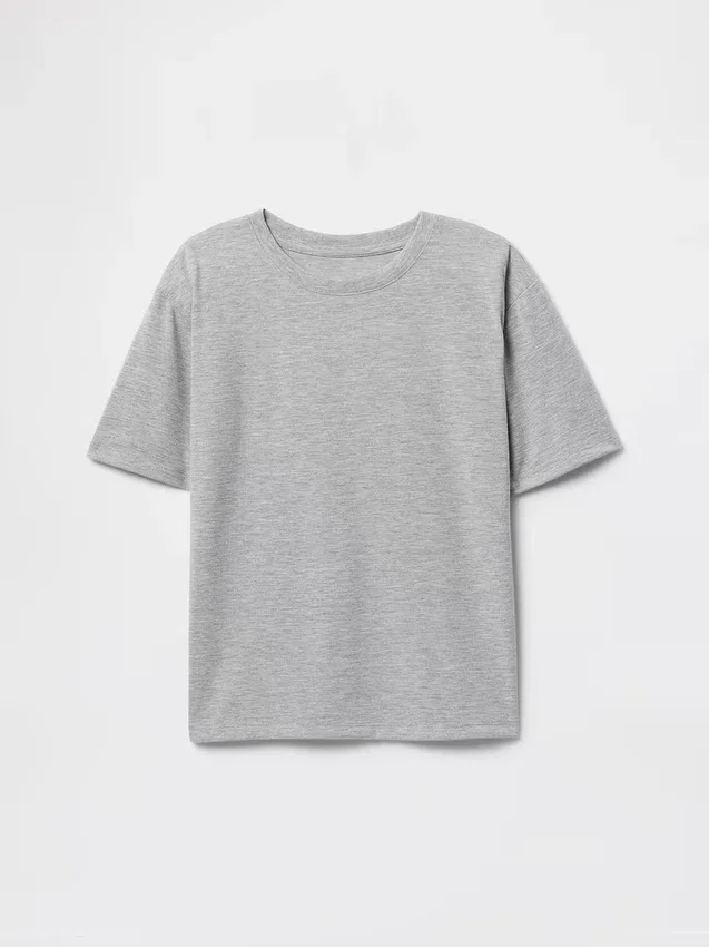 Oversized pyjamas-T-skjorte for barn i resirkulert materiale