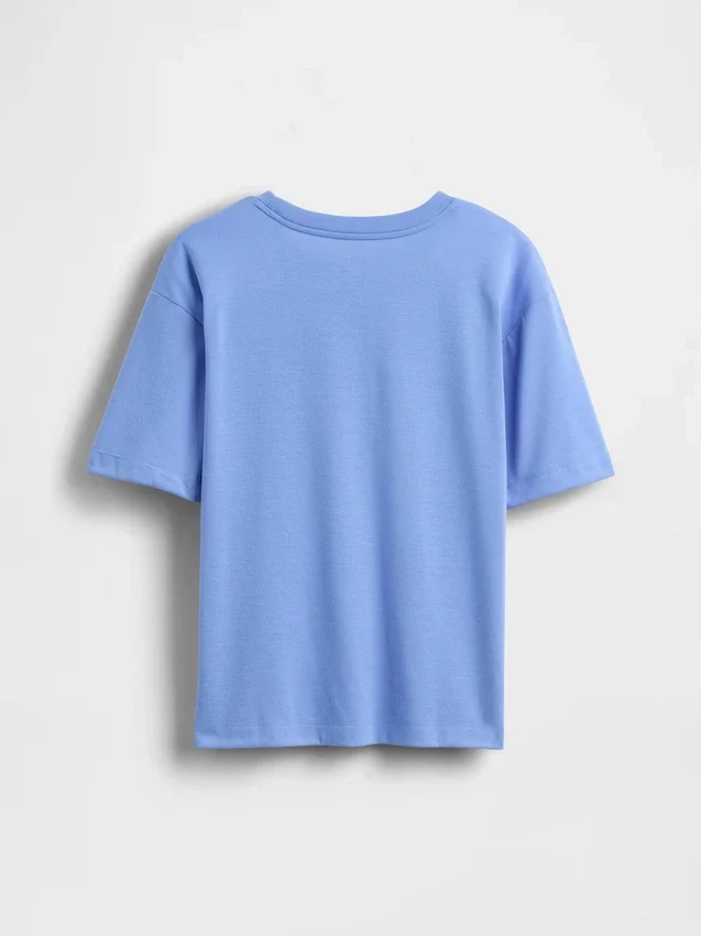 Oversized pyjamas-T-skjorte for barn i resirkulert materiale