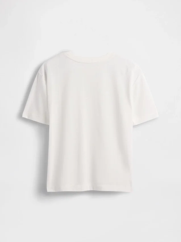 Oversized pyjamas-T-skjorte for barn i resirkulert materiale