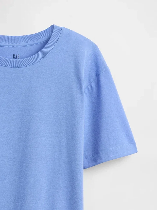 Oversized pyjamas-T-skjorte for barn i resirkulert materiale