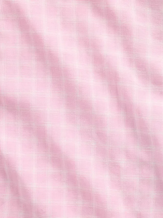 Oversized pyjamaskjorte i krøllet gasbind