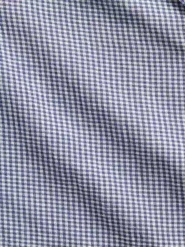 Oversized pyjamaskjorte i krøllet gasbind