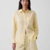 Oversized skjorte i 100 % lin