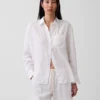 Oversized skjorte i 100 % lin
