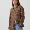Oversized skjorte i 100 % lin