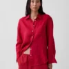 Oversized skjorte i 100 % lin