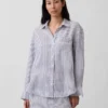 Oversized skjorte i 100 % lin