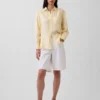 Oversized skjorte i 100 % lin