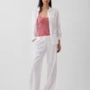 Oversized skjorte i 100 % lin