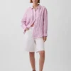 Oversized skjorte i 100 % lin