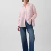 Oversized skjorte i 100 % lin