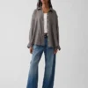 Oversized skjorte i 100 % lin