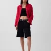 Oversized skjorte i 100 % lin