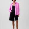 Oversized skjorte i 100 % lin