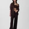 Oversized skjorte i 100 % lin