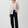 Oversized skjorte i 100 % lin