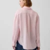 Oversized skjorte i 100 % lin