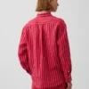 Oversized skjorte i 100 % lin