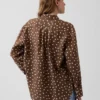 Oversized skjorte i 100 % lin