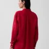 Oversized skjorte i 100 % lin