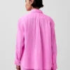 Oversized skjorte i 100 % lin