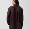 Oversized skjorte i 100 % lin