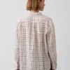 Oversized skjorte i 100 % lin