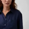 Oversized skjorte i 100 % lin