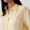 Oversized skjorte i 100 % lin