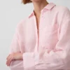 Oversized skjorte i 100 % lin