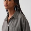 Oversized skjorte i 100 % lin