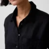 Oversized skjorte i 100 % lin