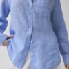 Oversized skjorte i 100 % lin