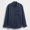 Oversized skjorte i 100 % lin