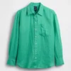Oversized skjorte i 100 % lin