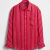 Oversized skjorte i 100 % lin