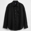 Oversized skjorte i 100 % lin