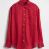 Oversized skjorte i 100 % lin