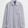 Oversized skjorte i 100 % lin