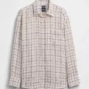 Oversized skjorte i 100 % lin