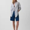 Oversized skjorte i linblanding