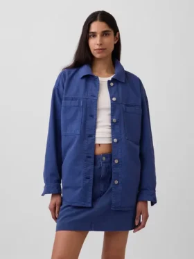 Oversized skjortejakke