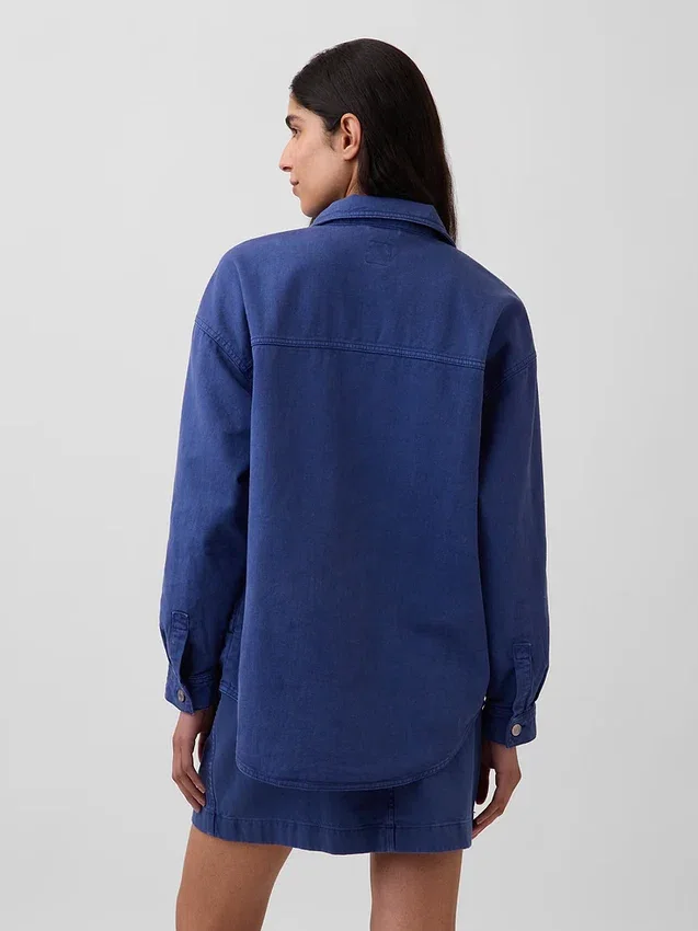 Oversized skjortejakke